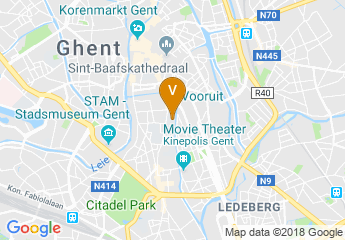 map of Ghent University