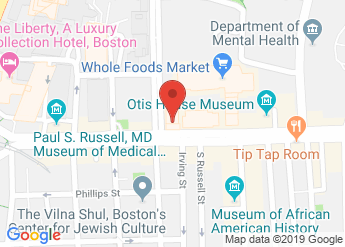 map of Wyndham Boston Beacon Hill