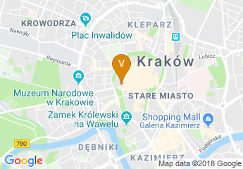 map of Jagiellonian University