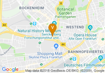 map of Frankfurt Marriott Hotel