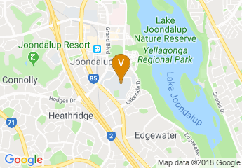 map of Edith Cowan University, Joondalup Campus