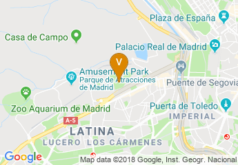 map of Madrid Arena