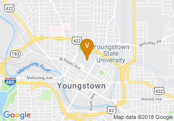 map of Youngstown State University