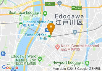 map of Tower Hall Funabori