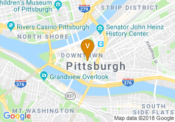 map of Omni William Penn Hotel