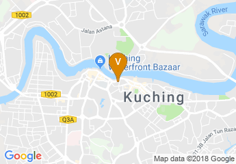 map of Hilton Kuching