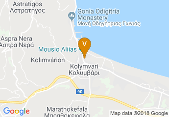 map of Avra Imperial Beach Resort & Spa