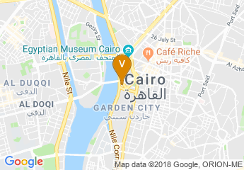 map of InterContinental Cairo Semiramis