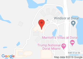 map of Trump National Doral Miami
