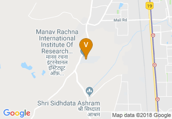 map of Manav Rachna International University