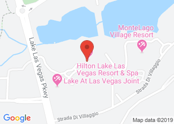 map of Hilton Lake Las Vegas Resort & Spa