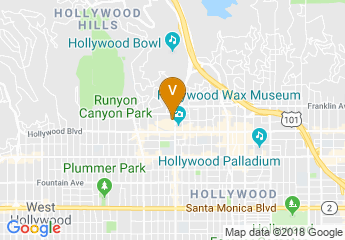 map of Loews Hollywood Hotel