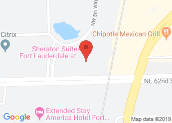 map of Sheraton Suites Fort Lauderdale at Cypress Creek