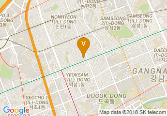 map of Hotel Mercure Seoul Ambassador Gangnam Sodowe