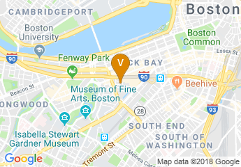 map of Hilton Boston Back Bay
