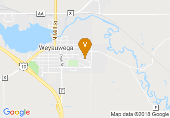 map of Waupaca County Fairgrounds
