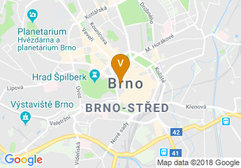 map of BEST WESTERN PREMIER Hotel International Brno