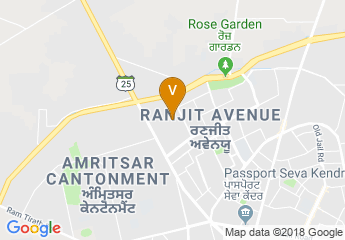 map of Ranjit Avenue Ground