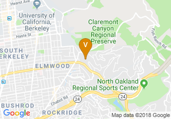 map of Claremont Club & Spa A Fairmont Hotel