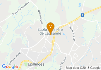 map of Hotel School of Lausanne