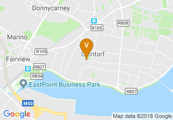 map of Clontarf Castle Hotel