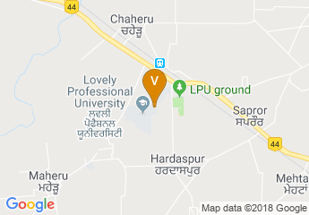 map of Lovely Professional University - LPU Jalandar