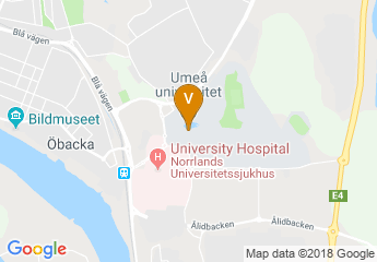 map of Umea University