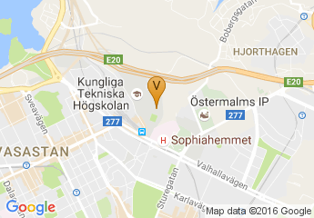 map of Royal Swedish Academy of Engineering Sciences