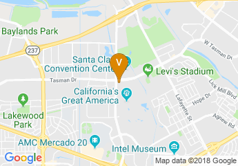map of Hilton Santa Clara