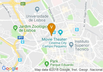 map of VIP Executive Zurique Hotel
