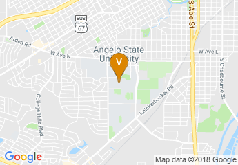 map of Angelo State University