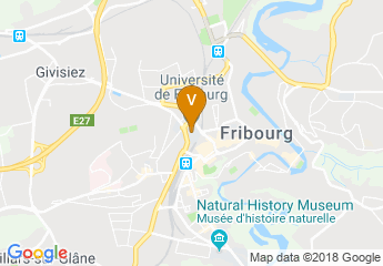 map of University of Fribourg