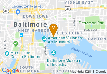 map of Four Seasons Hotel Baltimore