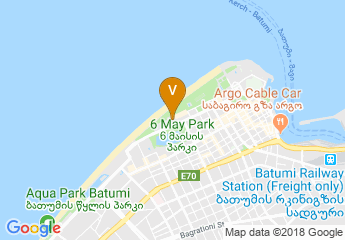 map of Batumi Shota Rustaveli State University