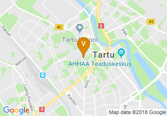 map of Tartu University Library