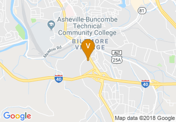 map of DoubleTree by Hilton Asheville - Biltmore
