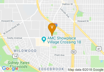 map of Holiday Inn Chicago North Shore (Skokie)