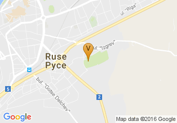 map of University of Ruse