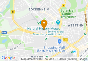 map of Hotel Novotel Frankfurt City