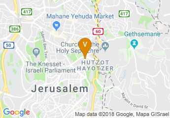 map of David Citadel Hotel