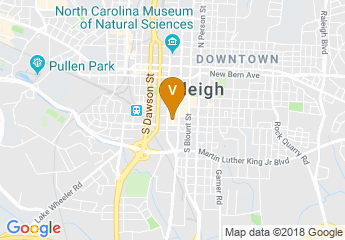 map of Raleigh Marriott City Center