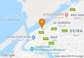 map of Hyatt Regency Dubai