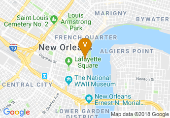 map of The Westin New Orleans Canal Place