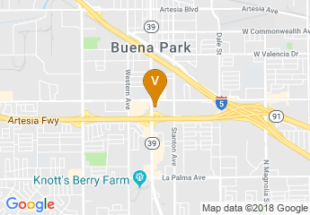 map of Holiday Inn Buena Park