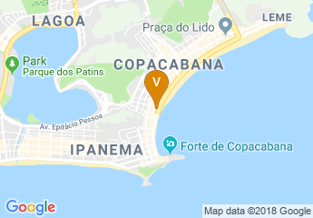 map of Hotel Rio Othon Palace