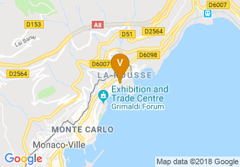 map of Le Meridien Beach Plaza, Monte Carlo Hotel