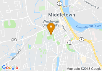 map of Wesleyan University