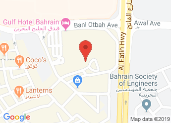 map of Gulf Hotel Bahrain