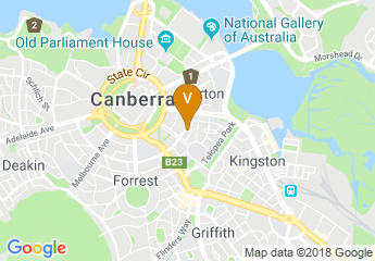 map of Hotel Canberra - Realm