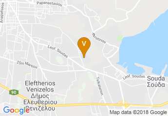 map of Mediterranean Agronomic Institute of Chania